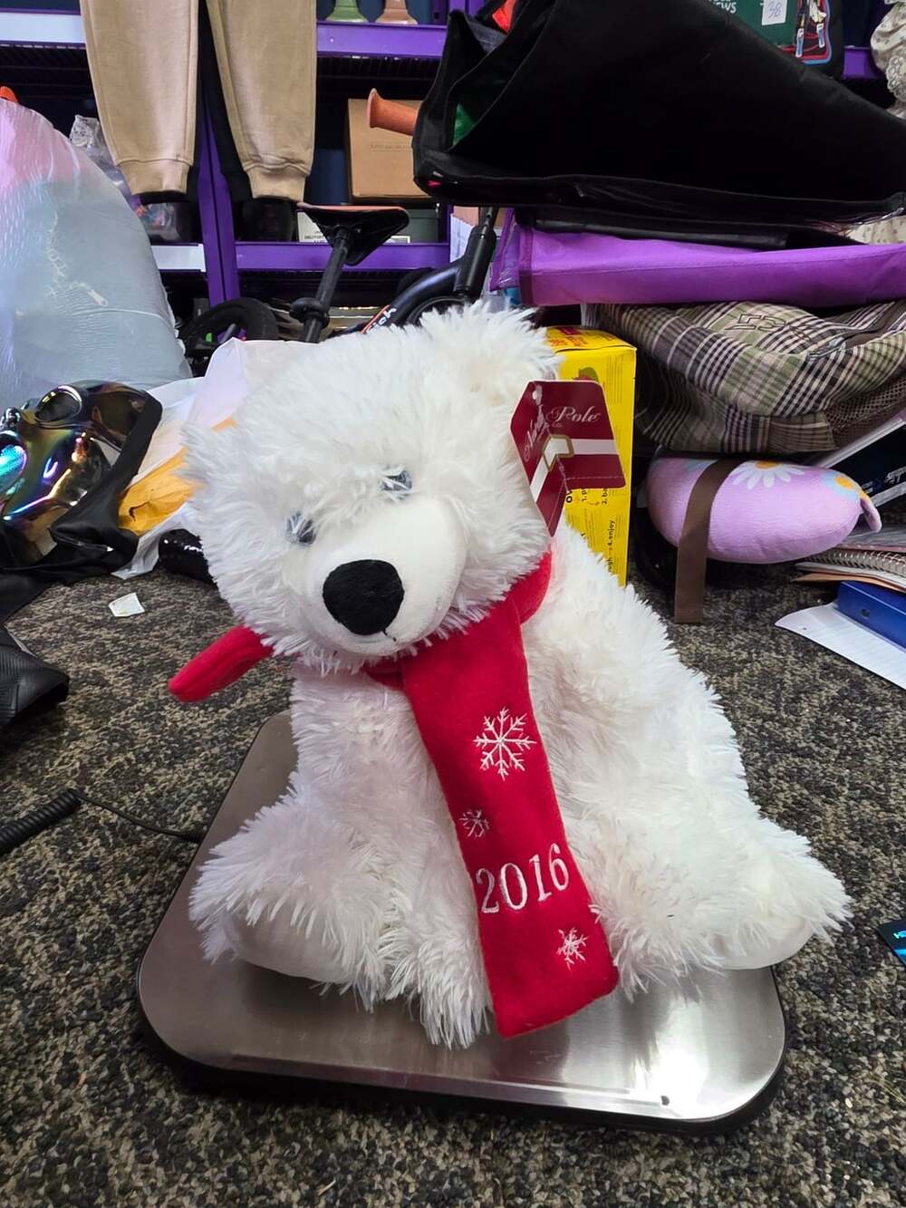North Pole Trading Co. Polar Bear Plush 2016